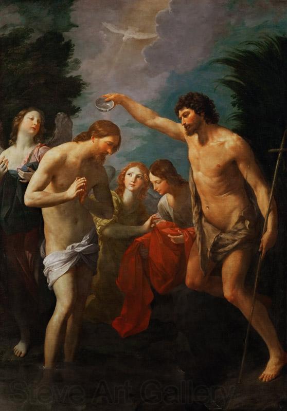 Guido Reni The Baptism of Christ (mk08) Norge oil painting art